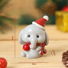 Afbeelding in Gallery-weergave laden, Handgemaakte dieren kerstman ornamenten
