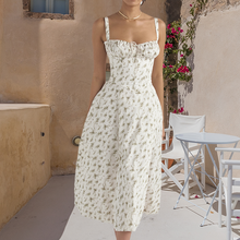 Afbeelding in Gallery-weergave laden, Carmen print bustier zonnejurk
