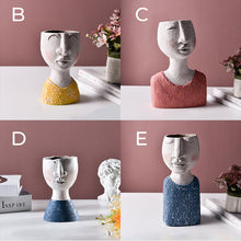 Afbeelding in Gallery-weergave laden, Kunst Portret Gezicht Plantenbak
