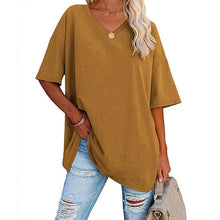 Afbeelding in Gallery-weergave laden, Ladies V-Neck T-Shirt
