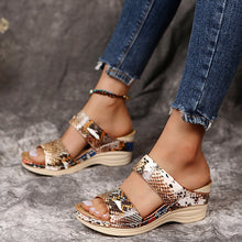 Afbeelding in Gallery-weergave laden, Casual sandalen met dierenprint voor dames
