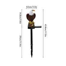 Afbeelding in Gallery-weergave laden, Eagle Figure Garden Solar Post
