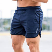 Afbeelding in Gallery-weergave laden, Sportshort met monogram voor heren in effen kleur
