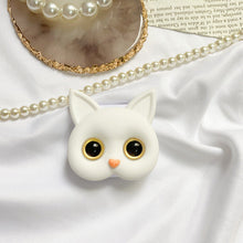 Afbeelding in Gallery-weergave laden, 3D schattige kitten telefoonhouder met mini spiegel
