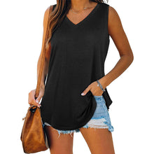 Afbeelding in Gallery-weergave laden, Swallowtail mouwloos vest in effen kleur
