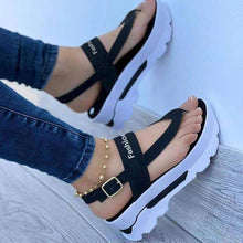 Afbeelding in Gallery-weergave laden, Dames PU-leer Ademende lichtgewicht sandalen
