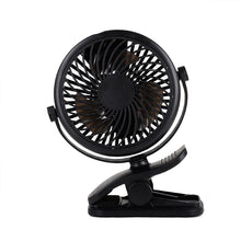 Afbeelding in Gallery-weergave laden, Draagbare stille clipventilator met 360 ° rotatie
