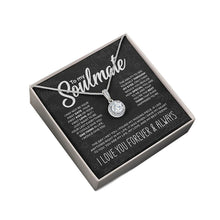 Afbeelding in Gallery-weergave laden, To My Soulmate sprankelende ronde ketting gemaakt
