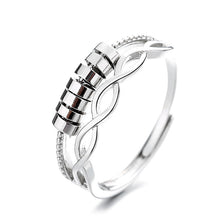 Afbeelding in Gallery-weergave laden, Verdrijf je angst Infinity Fidget Ring

