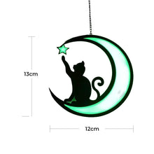 Afbeelding in Gallery-weergave laden, Maan Zwarte Kat Decoraties
