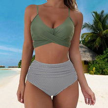 Afbeelding in Gallery-weergave laden, Bikini met kruislingse print
