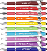 Afbeelding in Gallery-weergave laden, Funny Office Pennen (10 stuks / Zwarte Inkt)
