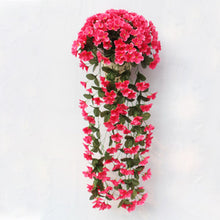 Afbeelding in Gallery-weergave laden, Levendige kunstmatige hangende orchideeën tros
