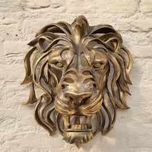 Afbeelding in Gallery-weergave laden, Lion Head Wall Mounted Art

