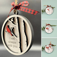 Afbeelding in Gallery-weergave laden, Handgemaakt Herdenkings Ornament met Kardinalen

