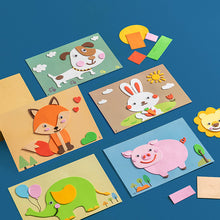 Afbeelding in Gallery-weergave laden, DIY handgemaakte dierenstickers voor kinderen
