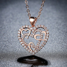 Afbeelding in Gallery-weergave laden, Open Gewerkte Hart Ketting
