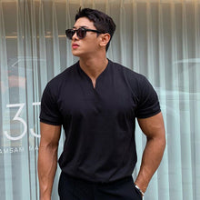 Afbeelding in Gallery-weergave laden, Fitness-T-shirt met korte mouwen
