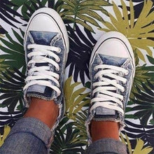 Afbeelding in Gallery-weergave laden, Denim canvas schoenen
