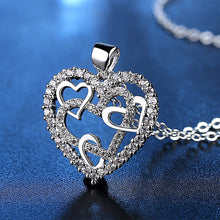 Afbeelding in Gallery-weergave laden, Open Gewerkte Hart Ketting
