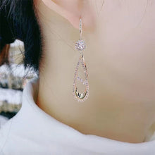 Afbeelding in Gallery-weergave laden, Luxe oorbellen met volledige diamanten
