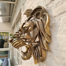 Afbeelding in Gallery-weergave laden, Lion Head Wall Mounted Art

