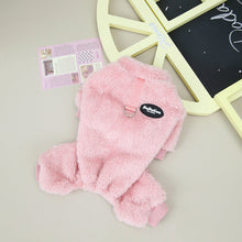 Afbeelding in Gallery-weergave laden, Fleece Huisdier Elastische Jumpsuit met Trekring
