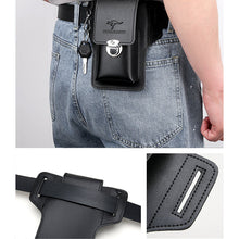 Afbeelding in Gallery-weergave laden, Telefoonholster voor herenriem Mobiele telefoonriempak kaart tas
