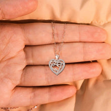 Afbeelding in Gallery-weergave laden, Open Gewerkte Hart Ketting
