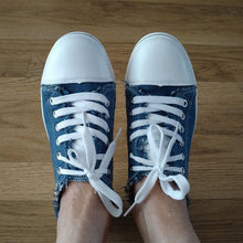 Afbeelding in Gallery-weergave laden, Denim canvas schoenen
