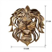 Afbeelding in Gallery-weergave laden, Lion Head Wall Mounted Art
