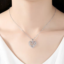 Afbeelding in Gallery-weergave laden, Open Gewerkte Hart Ketting
