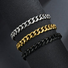 Afbeelding in Gallery-weergave laden, Cubaanse armband van titanium
