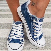 Afbeelding in Gallery-weergave laden, Denim canvas schoenen
