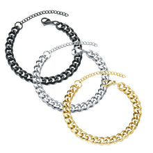 Afbeelding in Gallery-weergave laden, Cubaanse armband van titanium

