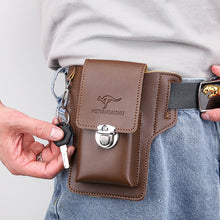 Afbeelding in Gallery-weergave laden, Telefoonholster voor herenriem Mobiele telefoonriempak kaart tas
