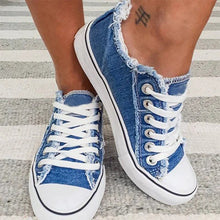 Afbeelding in Gallery-weergave laden, Denim canvas schoenen
