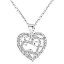 Afbeelding in Gallery-weergave laden, Open Gewerkte Hart Ketting
