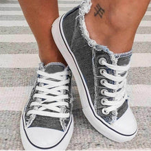 Afbeelding in Gallery-weergave laden, Denim canvas schoenen
