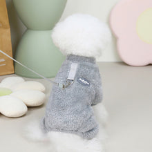 Afbeelding in Gallery-weergave laden, Fleece Huisdier Elastische Jumpsuit met Trekring
