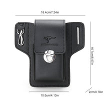 Afbeelding in Gallery-weergave laden, Telefoonholster voor herenriem Mobiele telefoonriempak kaart tas
