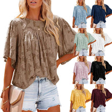 Afbeelding in Gallery-weergave laden, Flared Sleeve Cutout Chiffon Shirt
