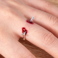 Afbeelding in Gallery-weergave laden, Gekke Halloween Spike Verstelbare Open Ring
