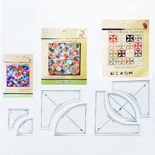 Afbeelding in Gallery-weergave laden, Snelle boogvormige Quilt Sjabloon Set
