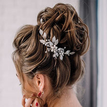Afbeelding in Gallery-weergave laden, Bun Clipping Flower Bud-pruik
