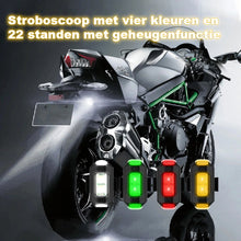 Afbeelding in Gallery-weergave laden, 4 kleuren LED-stroboscooplampen voor vliegtuigen en opladen via USB
