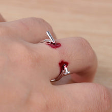Afbeelding in Gallery-weergave laden, Gekke Halloween Spike Verstelbare Open Ring
