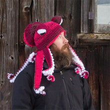 Afbeelding in Gallery-weergave laden, Gehaakte Octopus Hoed
