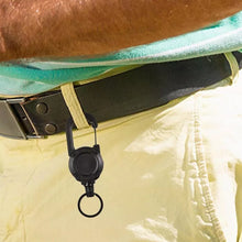 Afbeelding in Gallery-weergave laden, Outdoor automatische intrekbare draadkabel Luya tactische sleutelhanger
