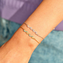 Afbeelding in Gallery-weergave laden, Eenvoudige golf armband
